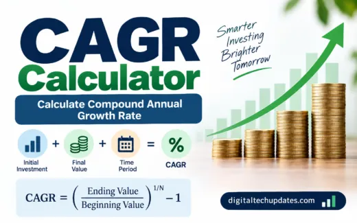 CAGR Calculator – Calculate Compound Annual Growth Rate