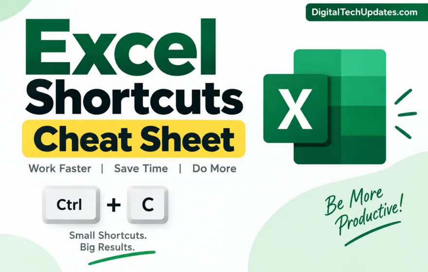 Excel Shortcuts Cheat Sheet: 150+ Keyboard Shortcuts for Windows & Mac