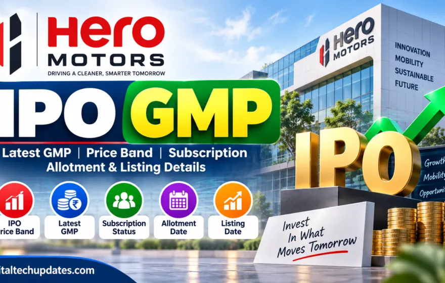 Hero Motors IPO GMP Today: Latest GMP, IPO Price, Subscription, Allotment & Listing Date